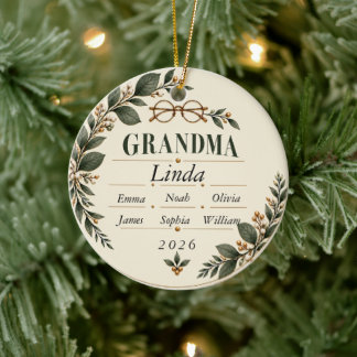 Personalised Grandma Christmas Ornament 2026