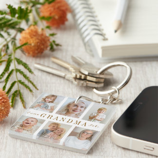 Personalised Grandma Keychain | Custom Photos