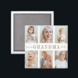 Personalised Grandma Magnet | Custom Photos<br><div class="desc">"Turn cherished memories into everyday smiles with our Personalised Grandma Magnet. Featuring your custom photos and optional text,  this sweet magnet is a simple yet meaningful gift that brings warmth to any space — from her fridge to her filing cabinet."</div>