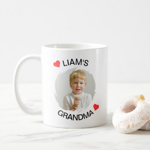 Personalised Grandma Mug – Custom Child Face 