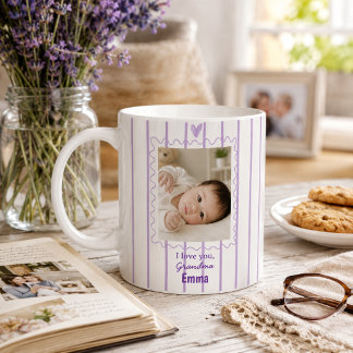 Personalised Grandma Mug with Baby Photo