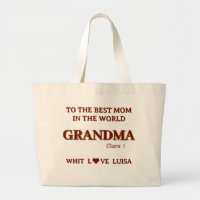 Personalised Grandma Mum Mummy Script
