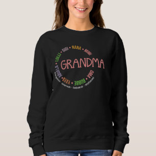 Personalised GRANDMA Nana Mimi Gigi Mother's Day Sweatshirt