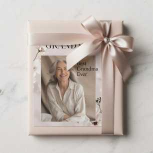 Personalised Grandma Photo   Best Grandma Ever Holiday Card