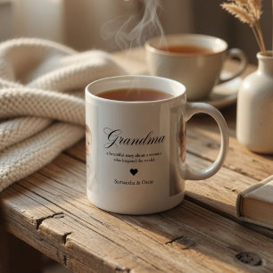 Personalised Grandma Photo Mug Custom Grandmother