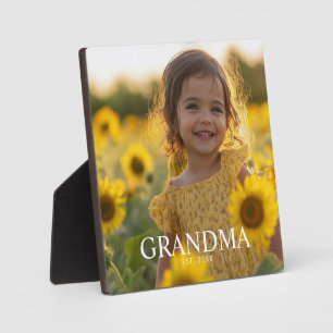 Personalised Grandma Photo Plaque