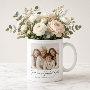 Personalised Grandma’s Greatest Gifts Grandkids Coffee Mug