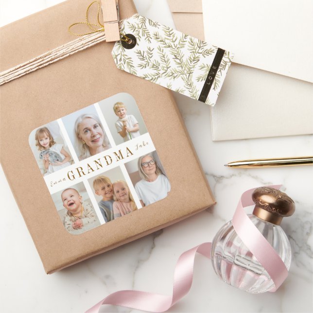 Personalised Grandma Sticker | Custom Photos (Gifting)