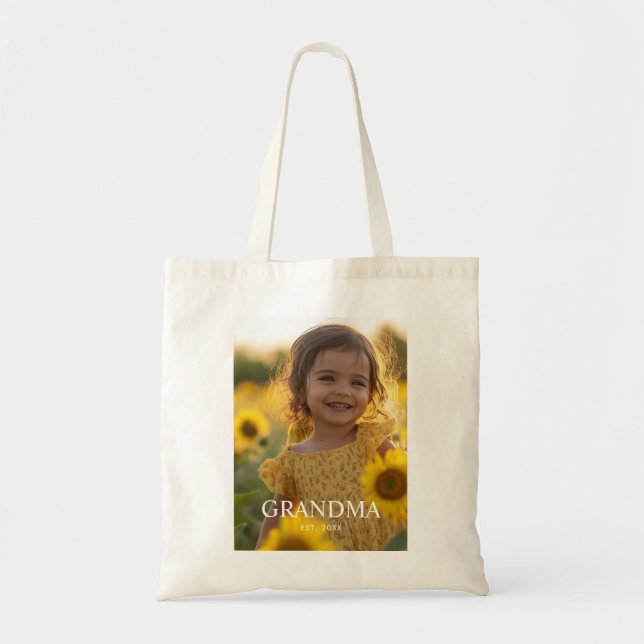 Personalised Grandma Tote Bag (Front)
