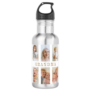 Personalised Grandma Water Bottle   Custom Photos
