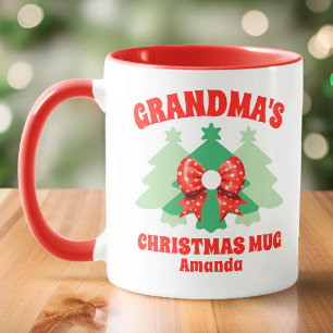 Personalised Grandma's Christmas Mug