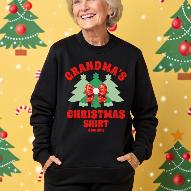 Personalised Grandma's Christmas Sweatshirt (Creator Uploaded)