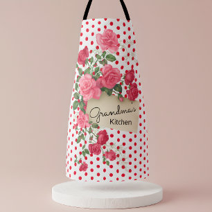 Personalised Grandma's Kitchen Floral Apron
