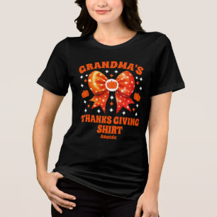Personalised Grandma's Thanksgiving Shirt