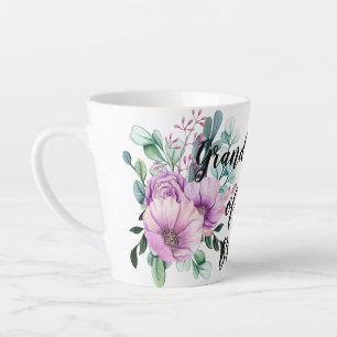 Personalised Grandmother of the Bride Groom Latte Mug
