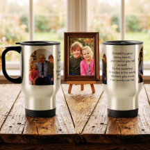 Personalised Grandpa 2 Photo Mug with Family Poem