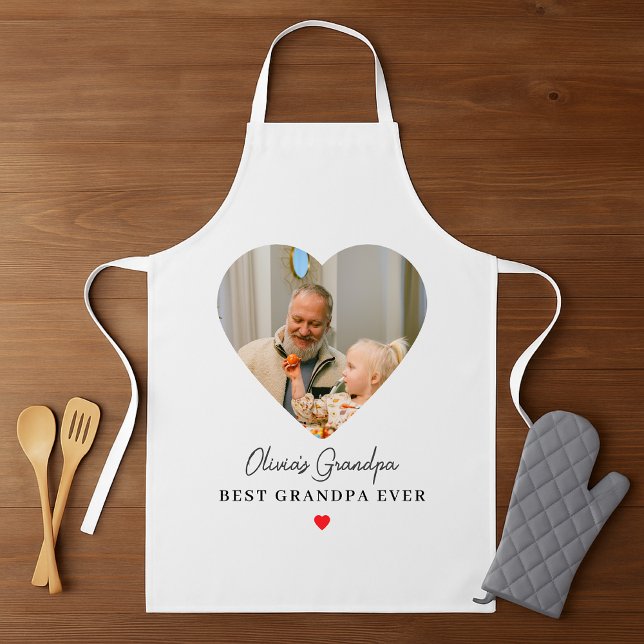 Personalised Grandpa | Best Grandpa Ever Gift Apron (Creator Uploaded)