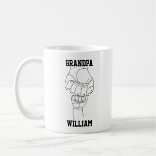 Personalised Grandpa Custom Grandfather Gift Coffee Mug