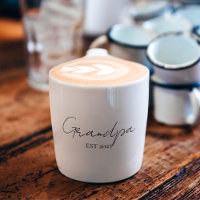 Personalised Grandpa EST 2025 Minimalist