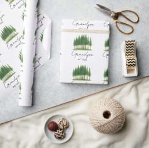 Personalised “Grandpa Est. [Year]” Wrapping Paper