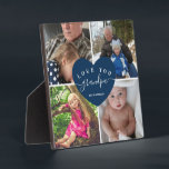 Personalised Grandpa Gifts Family Photo Collage Plaque<br><div class="desc">Personalised Grandpa Gifts Family Photo Collage</div>