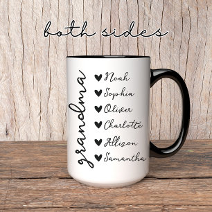 Personalised Grandpa & Grandma Matching Mug Set