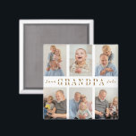 Personalised Grandpa Magnet | Grandparents Day<br><div class="desc">"Celebrate Grandpa with a personalised magnet that brings a smile every time he sees it! Perfect for Grandparents Day, birthdays, or just because, this custom magnet can be engraved or printed with his name, a special message, or a heartfelt phrase like “World’s Best Grandpa.” A charming keepsake for his fridge,...</div>