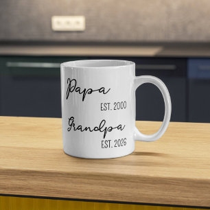 Personalised Grandpa Mug Gift for New Grandfather