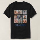 Personalised Grandpa Photo Collage T-Shirt
