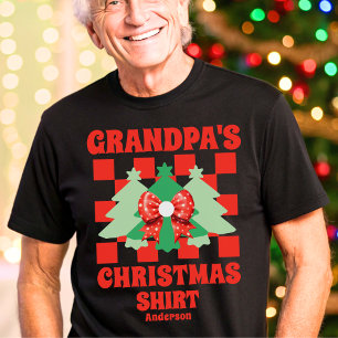 Personalised Grandpa's Christmas Shirt
