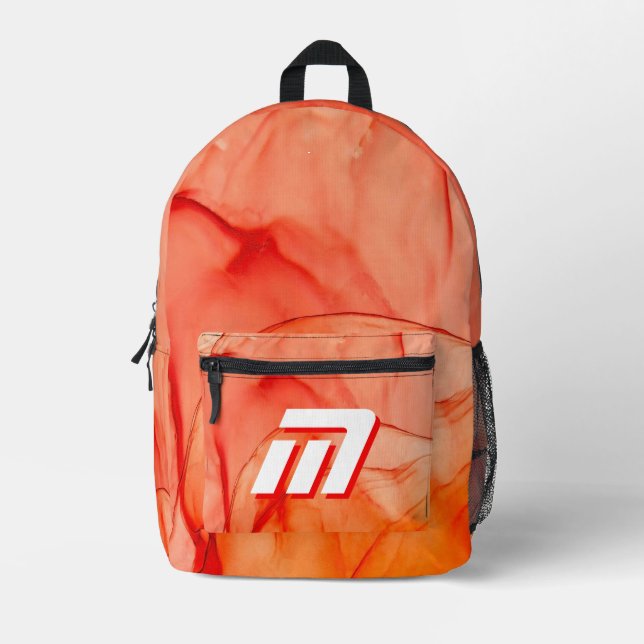 Personalised Graphic Backpack for College & Travel (Front)