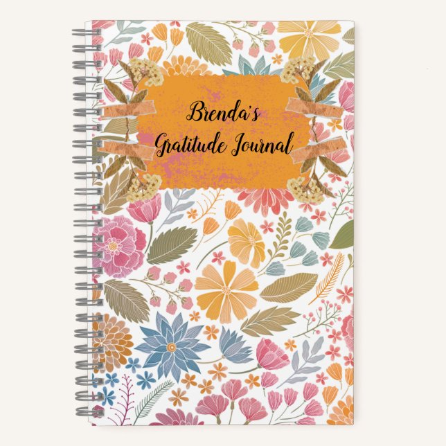 Personalised Gratitude Journal (Front)