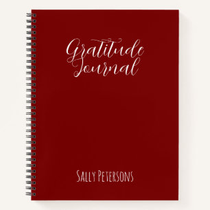 Personalised Gratitude Journal   Custom Name Daily