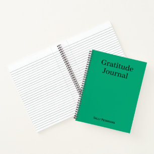 Personalised Gratitude Journal Custom Name Daily