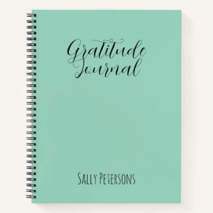 Personalised Gratitude Journal   Custom Name Daily