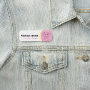 Personalised Great Dane Line Art Name Tags