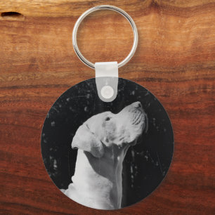 Personalised Great Dane – Minimalist Key Ring