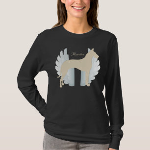 Personalised Great Dane with Wings Background T-Shirt