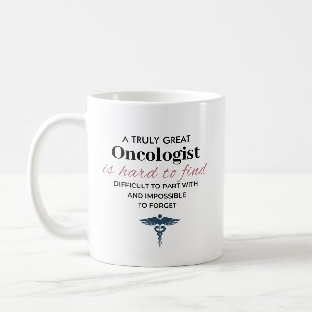 Personalised Great Oncologist Quote Coffee Mug (Left)