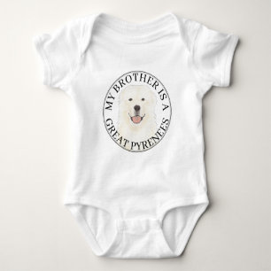 Personalised Great Pyrenees Baby Bodysuit