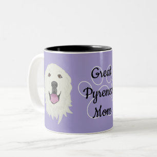 Personalised Great Pyrenees Dad/Mum  Two-Tone Coffee Mug