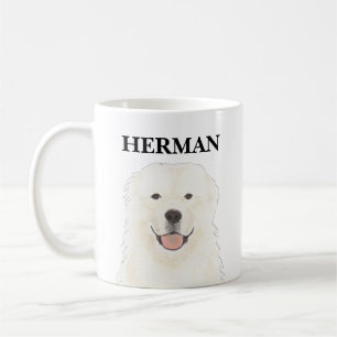 Personalised Great Pyrenees Dog Coffee Mug