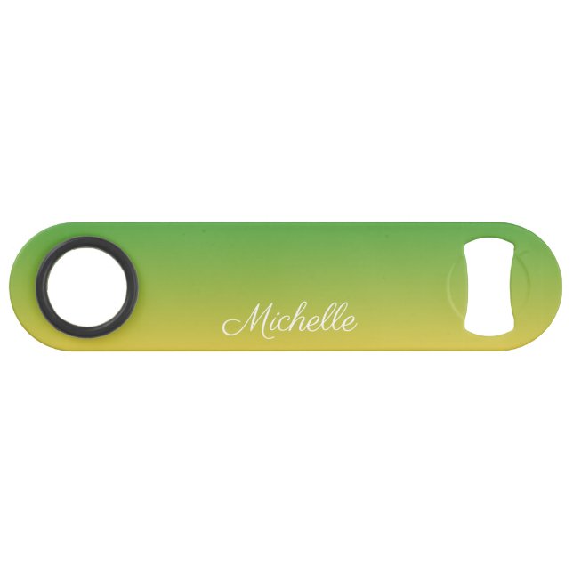 Personalised green and yellow ombre (Front (Horizontal))