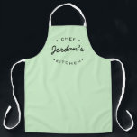 Personalised Green Black Chef's Kitchen  Apron<br><div class="desc">Step into the kitchen with style and functionality! Our personalised green and black chef's kitchen apron is the perfect blend of fashion and practicality. Crafted for culinary enthusiasts, this apron not only shields your attire but also adds a touch of personality to your cooking space. The vibrant green colour, coupled...</div>