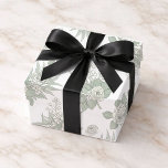 Personalised Green Eucalyptus Wedding  Wrapping Paper Sheet<br><div class="desc">Sage Green Eucalyptus Wedding Wrapping Paper</div>