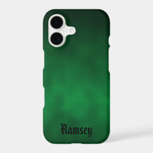 Personalised Green Gothic Ombre Art
