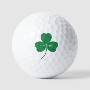 Personalised green leave ignature  Golf Gol Balls