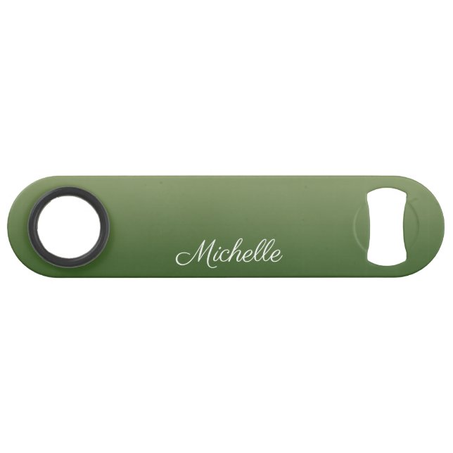 Personalised green ombre (Front (Horizontal))
