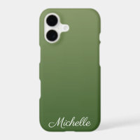 Personalised green ombre