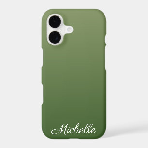 Personalised green ombre